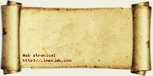 Angelina Bojanić vizit kartica